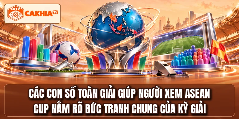 Các con số toàn giải giúp người xem ASEAN CUP nắm rõ bức tranh chung của kỳ giải