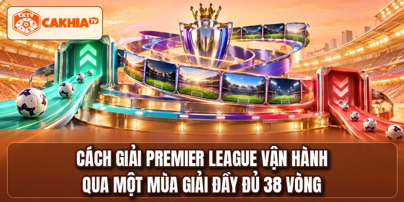 Cách giải Premier League vận hành qua một mùa giải đầy đủ 38 vòng