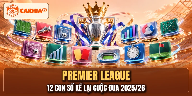 Premier League - 12 Con Số Kể Lại Cuộc Đua 2025/26