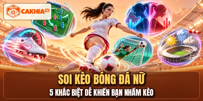 Soi Kèo Bóng Đá Nữ - 5 Khác Biệt Dễ Khiến Bạn Nhầm Kèo