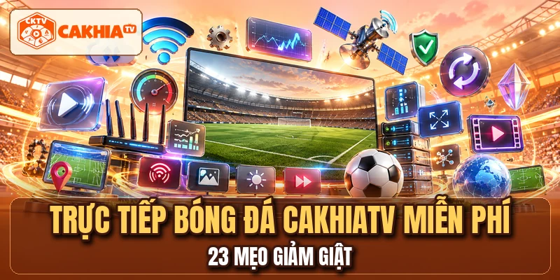 Trực Tiếp Bóng Đá CAKHIATV Miễn Phí - 23 Mẹo Giảm Giật
